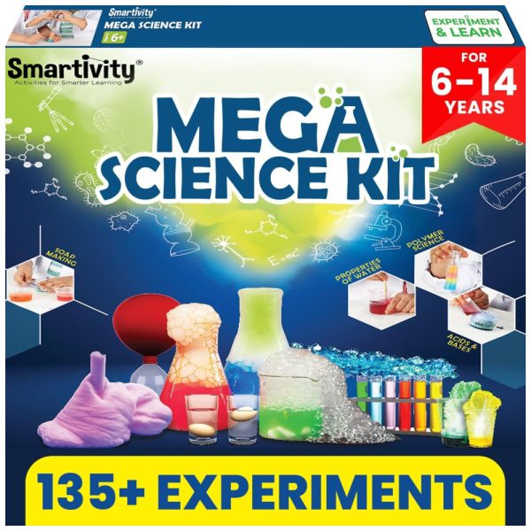 ectqhm4jw9f90b_0 jpg - Kit de Experimentos Científicos de Química para Crianças de 6 a 14 anos Mega Science Kit 105 da Smartivity