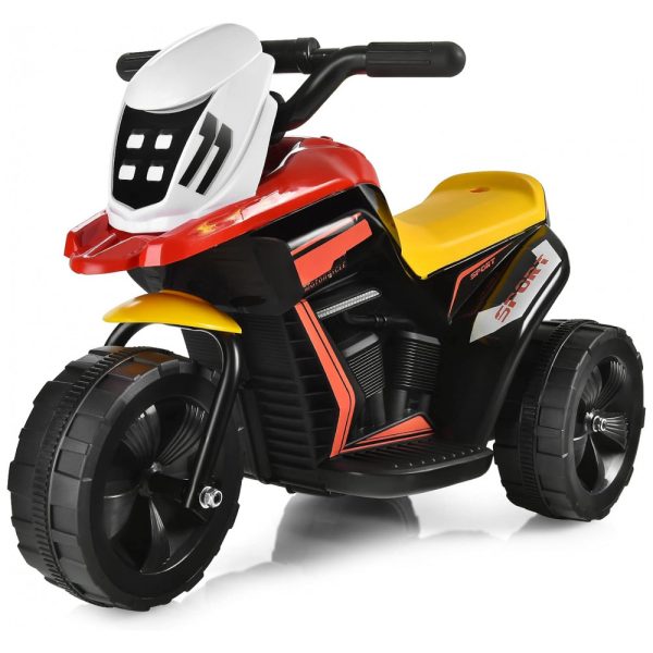 ectqhmyrfy590b_0 jpg - Moto Elétrica Infantil a Bateria 6V 3 Rodas com Sons e Luzes, Idade Rec 3 a 5 anos, HONEY JOY, Preto