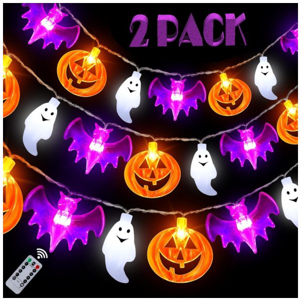 ectqhsz29dfc0b_0 jpg - Pisca Pisca Halloween 3D 30 LEDS 6 Metros a Bateria com 8 Modos e Timer, 2 UN