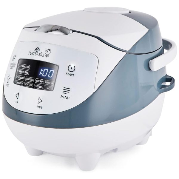 ectqhtnhr7y80b_0 jpg - Yum Asia YUM EN06US Panela de Arroz Elétrica 0.6L com Painel de Controle Digital, 600W, 110V, Branca