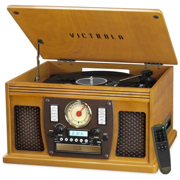 ectqi1udyrg10b_0 jpg - Vitrola Toca Discos com Plataforma 3 Velocidades, sem fio, 78 RPM, 110v, VICTROLA VTA 600B OAK, Marrom