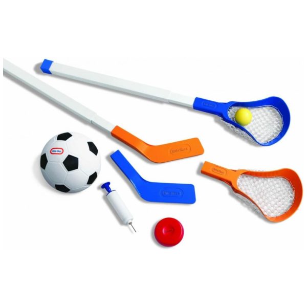 ectqipcgsr400b_0 jpg - Três Jogos em Um Futebol, Hóquei e Lacrosse para Crianças de 2 a 6 Anos, LITTLE TIKES 620829, Azul