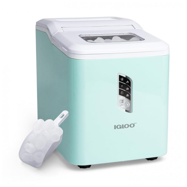 ectqj138tf1b0b_0 jpg - Máquina de Gelo até 11 kg em 24H Portátil, 120W, 110v, IGLOO, Azul