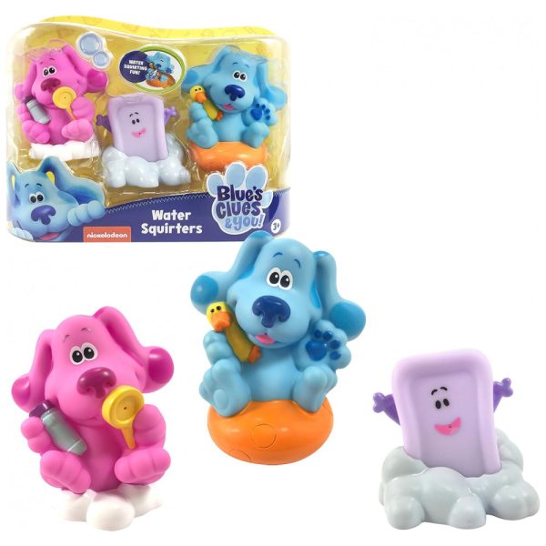 ectqj5fmcg380b_0 jpg - Blues Clues You Kit de Brinquedos Aquáticos 3 Peronagens, para Crianças de 3 anos ou mais, JUST PLAY 49691, Azul