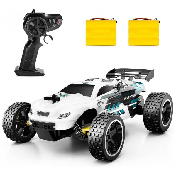 ectqjj3778x70b_0 jpg - Carro de corrida RC, carro de controle remoto de alta velocidade de 2,4 GHz, carrinho de brinquedo branco, SINOVAN, Branco