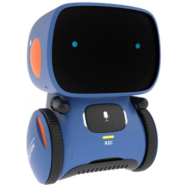 ectqjkbfx8790b_0 jpg - Robô Interativo com Sensor de Toque, Controle de Voz, Reconhecimento de Fala, Canta e Dança, 4 a 7 Anos, 98K, Azul