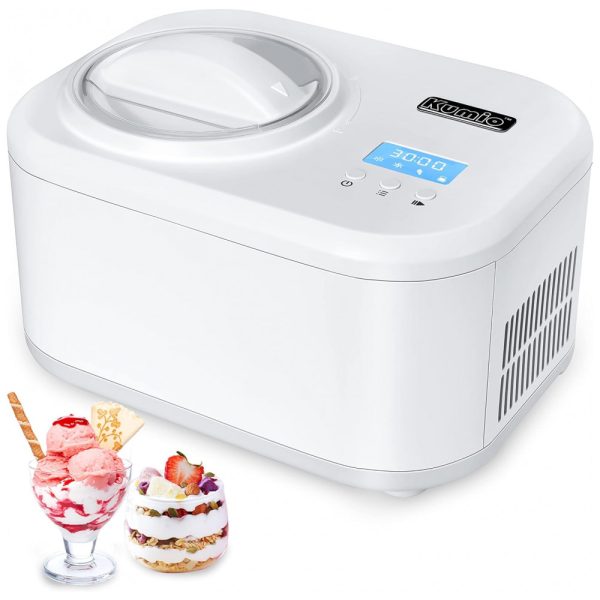 ectqjkmnk8w90b_0 jpg - Sorveteira Automática Capacidade 1 Litro com 4 Modos Branca, 110v, KUMIO ICE 1032Y, Branco