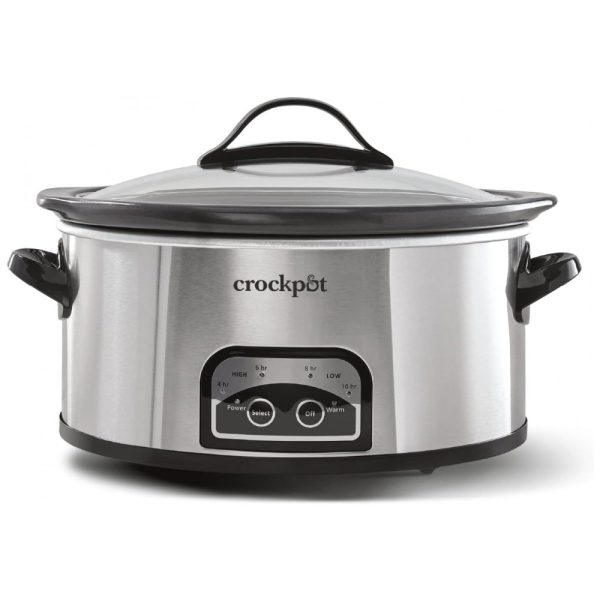 ectqjry4y6s70b_0 jpg - Panela Elétrica Multifuncional 6L com Temporizador e Configuração Automática de Aquecedor de Alimentos, 110V 1500W, Crock Pot, Prata