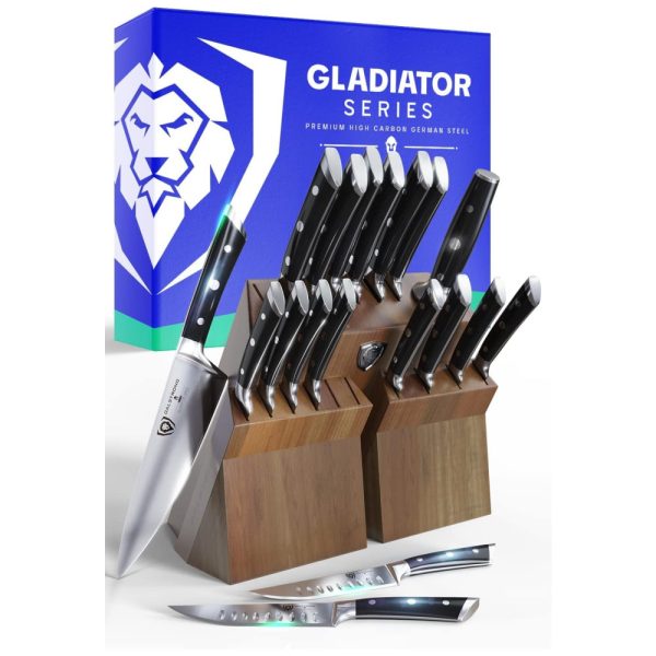 ectqjt2xl8670b_0 jpg - Conjunto de Facas Gladiator Series,18 Peças, DALSTRONG GS 18pc colossal Block, Preto