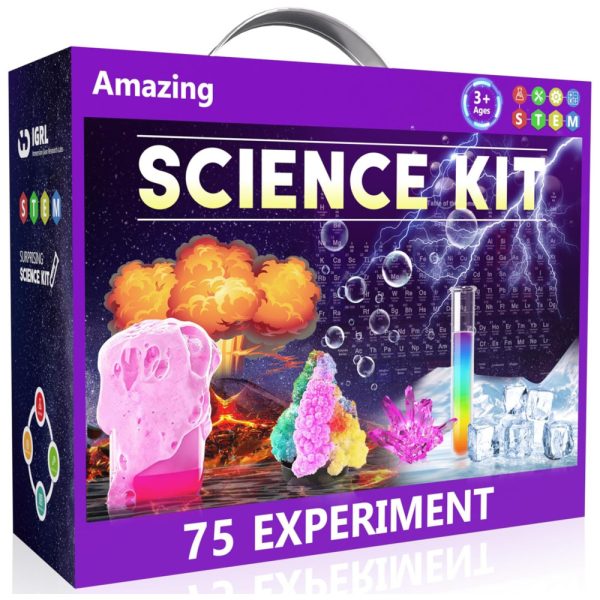 ectqk3kk59gc0b_0 jpg - Kit Científico IGRL STEM Mini Laboratório de Ciências com 75 Experimentos para Crianças de 8 a 12 anos Jinhua Xukong Toys CO.,Ltd