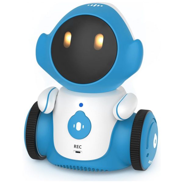 ectqk7lbgfbc0b_0 jpg - Brinquedo Robô Inteligente e Recarregável, Canta, Dança, Grava e Repete para Crianças de 6 Anos ou Mais, GILOBABY, Azul