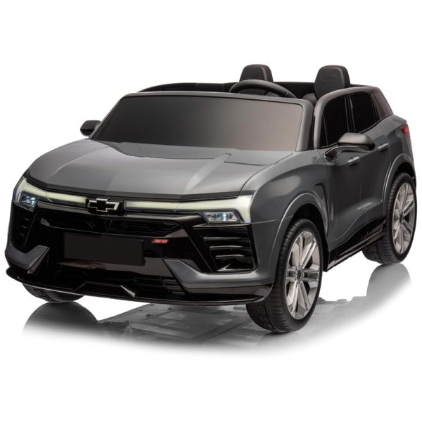 ectqk9pnpm7d0b_0 jpg - Carro Elétrico Infantil, Blazer Chevrolet com Controle Remoto, 2 Lugares, Suspensão de 4 Molas, Música e Luzes LED, 24V, GAOMON, Cinza