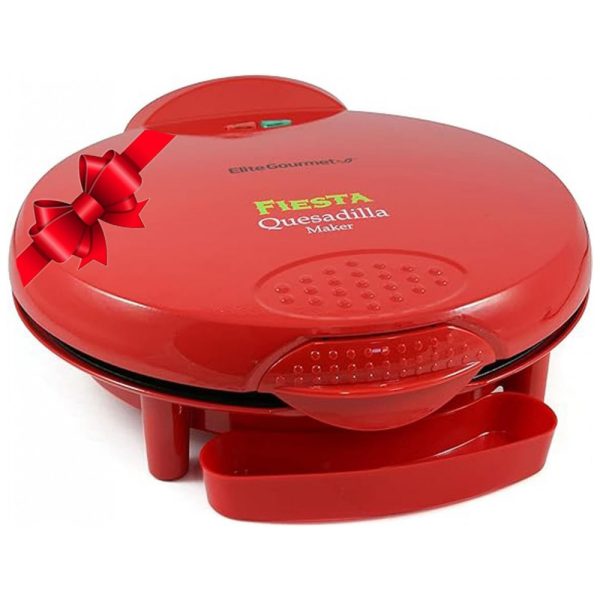 ectqk9q8sg800b_0 jpg - Sanduicheira Antiaderente para Tacos, 900W, 110v, ELITE GOURMET EQD 118, Vermelho