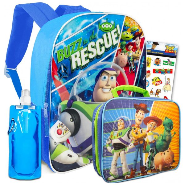 ectqkqs4t96b0b_0 jpg - Mochila Escolar Infantil Lightyear com Lancheira e Figurinhas para Crianças a Partir de 3 Anos, Azul