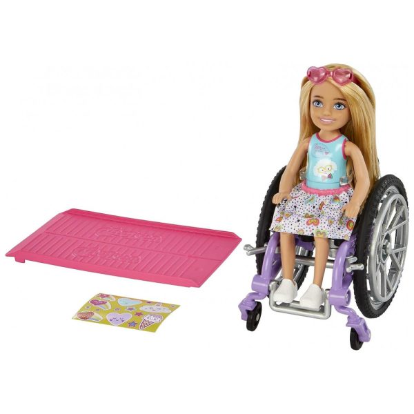 ectqkvpfdln90b_0 jpg - Boneca Barbie Chelsea Cadeirante com Rampa e Acessórios