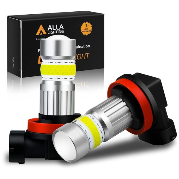 ectqkz4jw5g70b_0 jpg - Lâmpada Automotiva para Neblina 2800lm Fria 6500K 12V 24V, ALLA LIGHTING H11 H8 H16 LED Fog Light Bulbs DRL, Branco