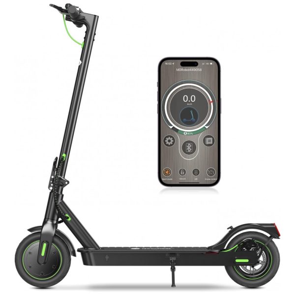 ectql3f6cgp90b_0 jpg - Patinete Elétrico Dobrável para Adultos até 35 km por hora, com Suspensão Traseira, 500W, ISINWHEEL, Preto