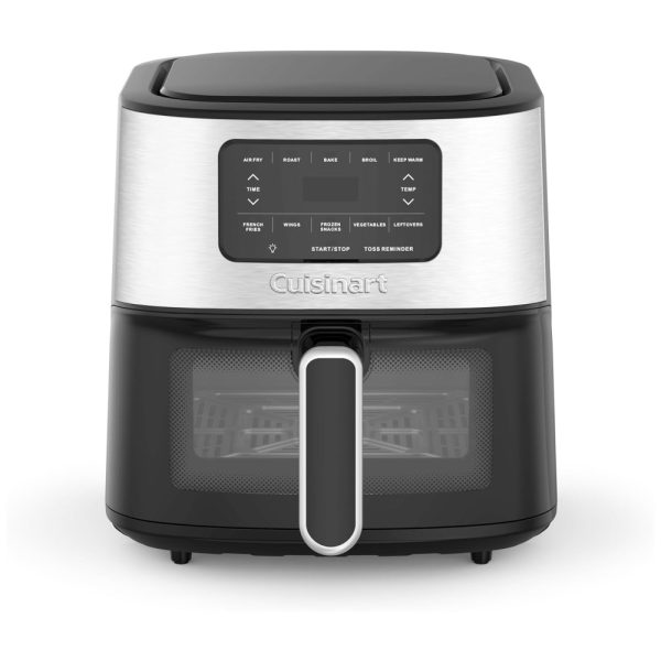 ectql3tp8fyb0b_0 jpg - Air Fryer 5,68 Litros com 5 Predefinições e Controle Digital, Cuisinart AIR 200, 110V 1800W, Preta