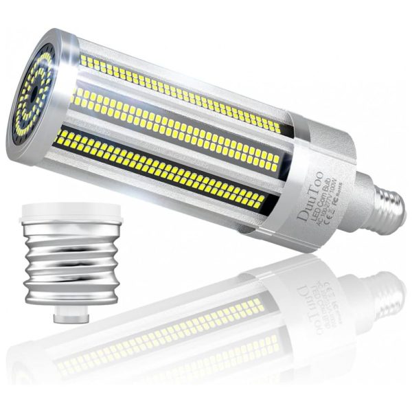 ectql4b97q780b_0 jpg - Lâmpada LED, 12000 Lumens, 5000K Branca com Base E26 E39, 1 Unidade, DUUTOO WZ 100W, Branco