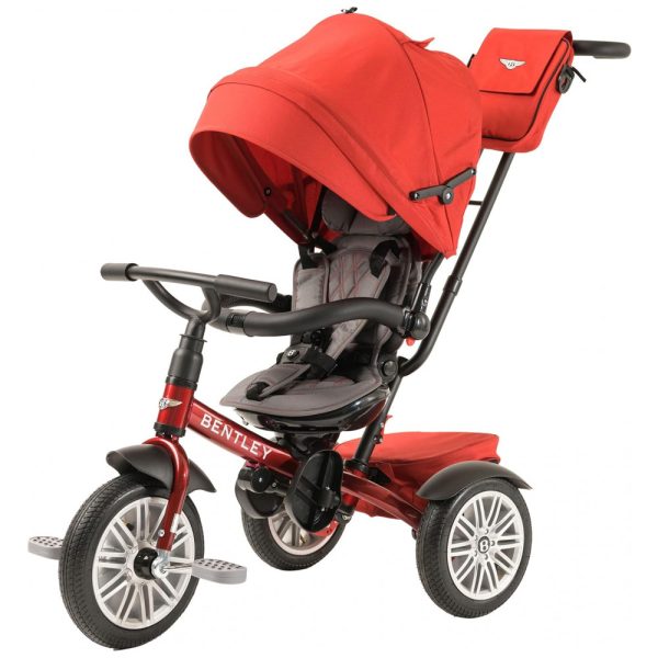 ectql684xr8b0b_0 jpg - Triciclo Infantil para Passeio com Assento Ajustável 6 Estágios, Idade Recomendada 1 a 5 Anos, Bentley, Vermelgo