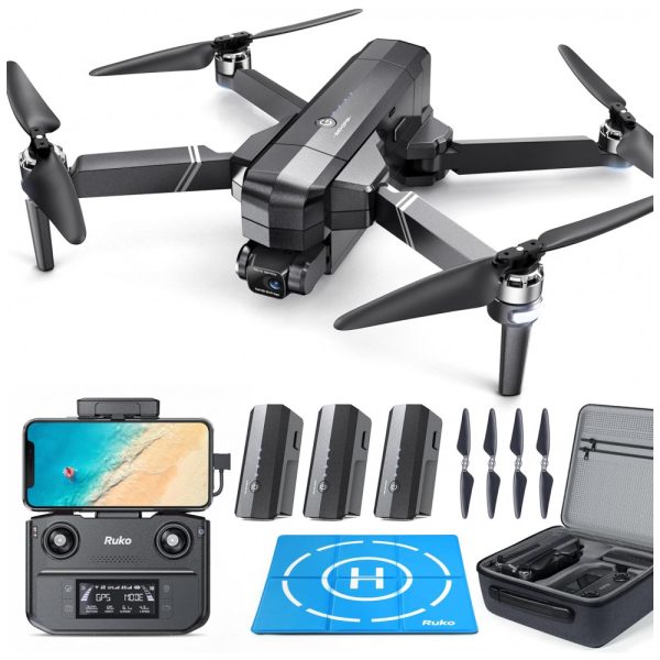 ectql6sxhrp90b_0 jpg - Drone com Câmera 4K para Adultos, GPS, Auto Retorno, 84 Min de Voo e 3 Baterias, Ruko F11GIM2, Preto