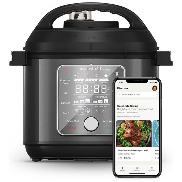 ectql8zjtmt80b_0 jpg - Pro Plus Panela de Pressão Elétrica 6L Inteligente 10 em 1 com Painel Digital, 1100W, 110v, INSTANT POT Pro Plus, Preto