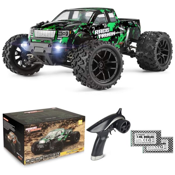 ectqldsrvp370b_0 jpg - Off Road Controle Remoto 1 Escala Todo o Terreno 30km por hora, Sem Fio Até 80mts Reregável, HAIBOXING 118 Scale All Terrain RC Car, Verde Escuro