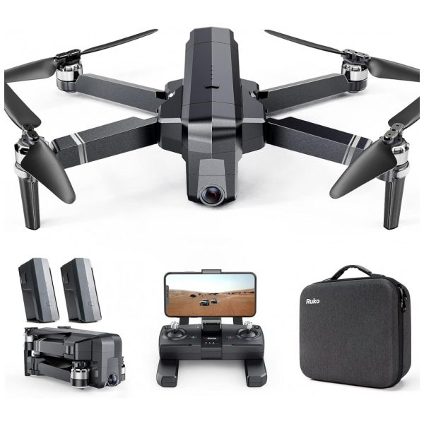 ectqlrs1dcv70b_0 jpg - Drone para Adultos com Câmera 4K UHD e 60 Min de Voo, GPS e Auto Retorno, Ruko F11 Pro, Preto