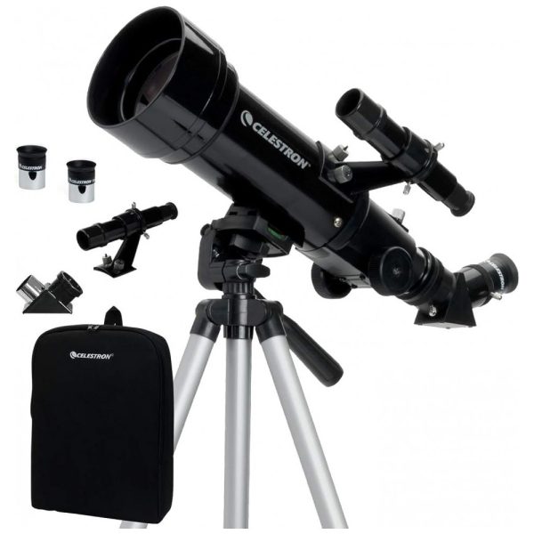 ectqm2y9it100b_0 jpg - Telescópio Astronômico 20x40 com Óptica de Vidro Totalmente Revestida e Pacote de Software de Bônus, Celestron 21035, Preto