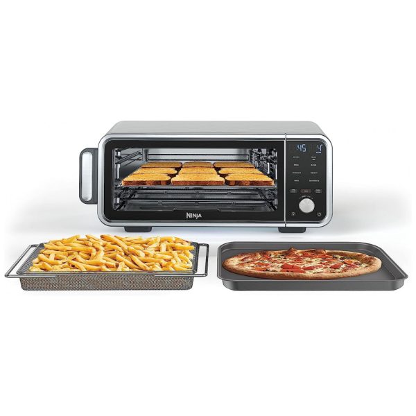 ectqm35yzzq80b_0 jpg - Forno Elétrico 8 em 1 com Painel Digital 1800W, 110V, NINJA SP201, Cinza