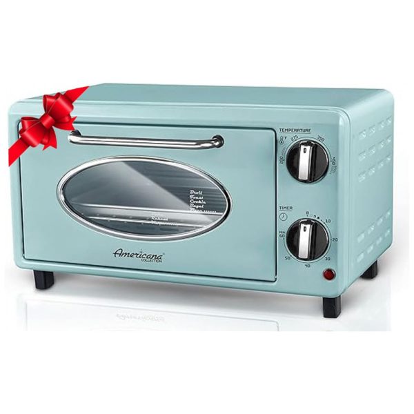 ectqm73nkt8b0b_0 jpg - Forno Elétrico de Bancada com Controle de Temperatura e Temporizador, 1000W, 110v, ELITE GOURMET ETO147M, Menta