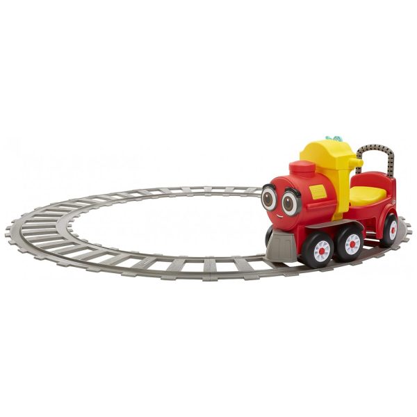 ectqm94rmcn90b_0 jpg - Trem Divertido com Trilho com zenamento no Assento e Sons para Crianças de 1 a 5 Anos, LITTLE TIKES 660962EUC, Vermelho