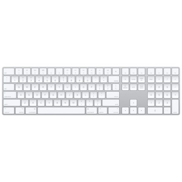 ectqmbntzz170b_0 jpg - Teclado Ergonômico Sem Fio Apple, Recarregável, Reduz a Tensão das Mãos, MQ052LL, Branco