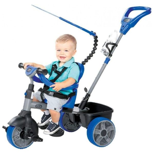 ectqmgt5epe00b_0 jpg - Triciclo Reclinável 4 em 1 Infantil para Passeio com4 Posições Adaptável ao Crescimento, LITTLE TIKES 634314E4, Azul