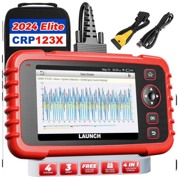 ectqmnx2flr70b_0 jpg - Scanner Automotivo CRP123X OBD2 com Tela Digital, AutoVIN e Wi Fi, LAUNCH, Vermelho