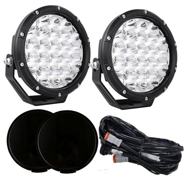 ectqnp4gr3fb0b_0 jpg - Farol de Milha LED Off Road 6000k e Luz Branca a Prova dÁgua IP68 12V 24V, 2Un, BIGLION.X, Branca