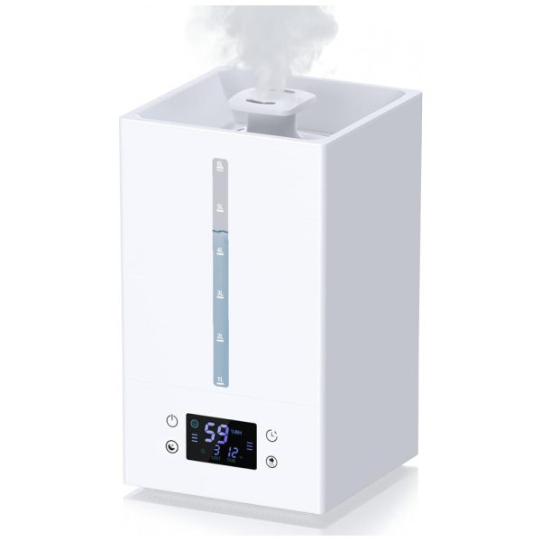 ectqnqtb26mb0b_0 jpg - Umidificador Ultrassônico Portátil HUMIDIER 6 Litros até 50H e Giratório em 360 , 110V, Branco