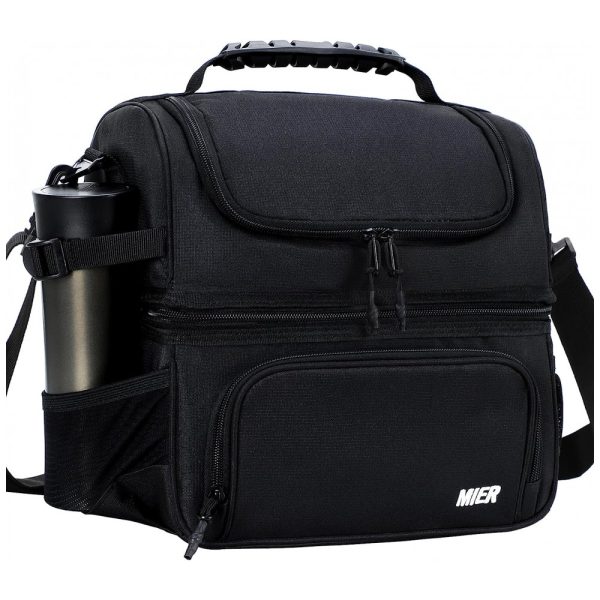 ectqnr51kdx70b_0 jpg - MIER Bolsa Térmica Portátil 10L, Mantém Quente, Frio Por até 5H, Preto