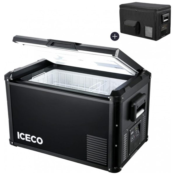 ectqnwbwtj890b_0 jpg - VL60 Cooler, Geladeira Elétrica Automotiva 60L Portátil, 12, 24V DC 110, 240V AC, ICECO, Preto