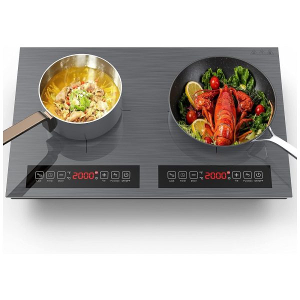 ectqnwlrsdm80b_0 jpg - Cooktop Elétrico de Bancada com 2 Queimadores de Indução e Controle Digital, 110V 2000W, QTYANCY, Cinza