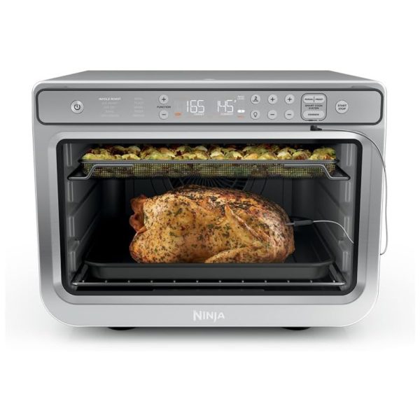 ectqnymd7r4d0b_0 jpg - Forno Elétrico de Bancada de Convecção 10 em 1 com Função Air Fryer, Aço Inoxidável, 110V 1800W, Ninja Prestige Smart XL DT551