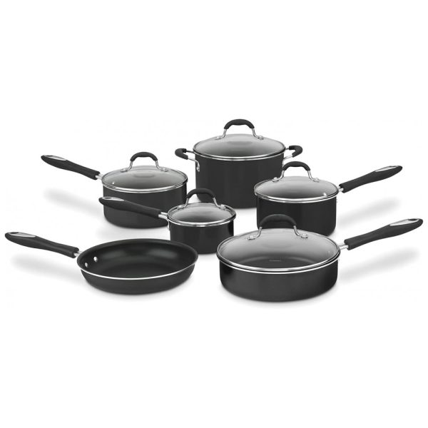 ectqoat50h500b_0 jpg - Conjunto de Panelas e Frigideira Antiaderente 11 Peças em Aço Anodizado, Cuisinart