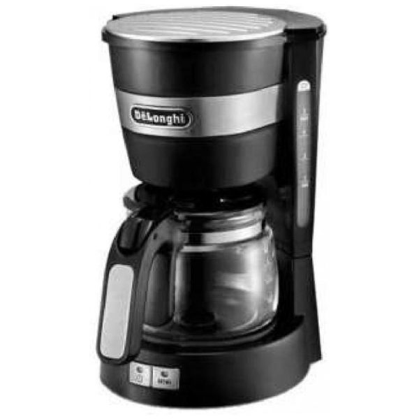 ectqoc7taqh00b_0 jpg - Cafeteira Elétrica Programável 650mL, 600W, 110v, DELONGHI ICM14011J, Preto