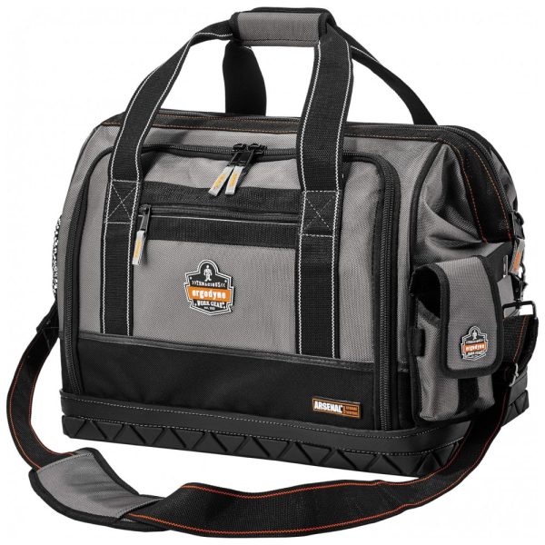 ectqoci81m000b_0 jpg - Bolsa de Ferramentas Organizadora com 62 Compartimentos, ERGODYNE 5815, Cinza