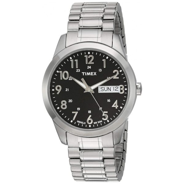 ectqolaonr100b_0 jpg - Relógio Masculino Analógico Street Sport de Quartzo com Pulseira de Aço Inoxidável, Modelo, TIMEX T2M932, Prateado