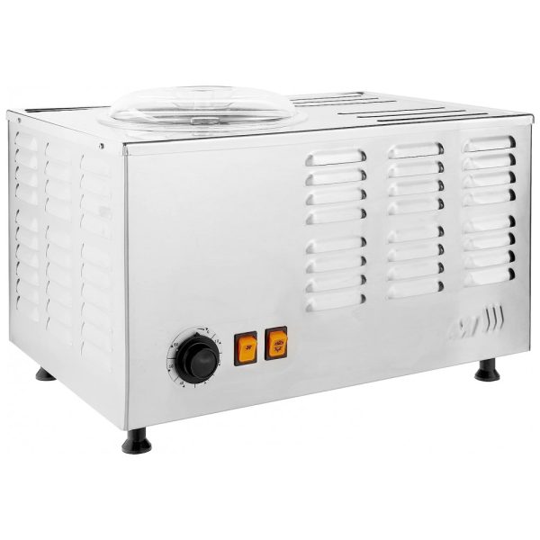 ectqolzwif000b_0 jpg - Máquina de Sorvete em Aço Inoxidável 6L por Hora, 110V, Lello Musso Pola 5030, Prata