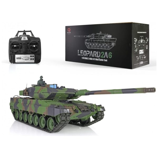 ectqosg4nmd00b_0 jpg - Tanque de Guerra TOUCAN RC HOBBY German Leopard 2A6 com Controle Remoto, Escala 116, Verde