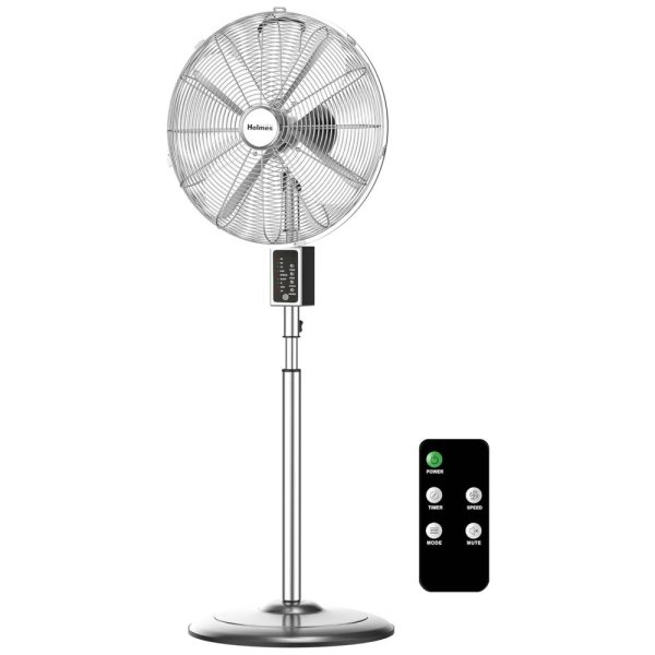 ectqp6lwtlyb0b_0 jpg - Ventilador Pedestal Digital com Controle Remoto, Oscilação de 75 , 3 Velocidades, 3 Modos, Altura Ajustável e Inclinação da Cabeça de 18 , 110V 45W, HOLMES, Prata