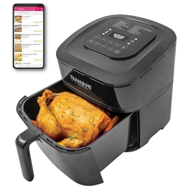 ectqp7823x570b_0 jpg - Air Fryer 10 em 1 Capacidade 6.8L com Tecnologia Térmica Linear Patenteada e Cesta Segura para Lava Louças, 110V 1800W, Nuwave Brio, Preta