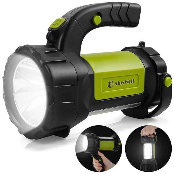 ectqp7yv4fy80b_0 jpg - AlpesWolf Lanterna LED Recarregável Portátil com 800 Lúmens de Potência, ALPSWOLF, Verde